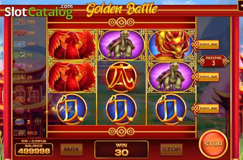 Οθόνη7. Golden Battle (3x3) Κουλοχέρης