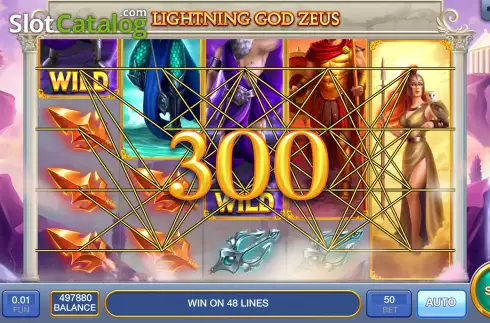 Οθόνη5. Lightning God Zeus Κουλοχέρης