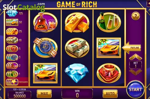 Οθόνη2. Game of Rich (Pull Tabs) Κουλοχέρης