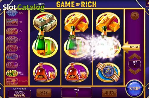 Οθόνη3. Game of Rich (Pull Tabs) Κουλοχέρης