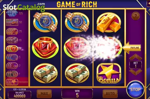 Οθόνη4. Game of Rich (Pull Tabs) Κουλοχέρης