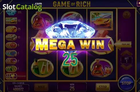 Οθόνη5. Game of Rich (Pull Tabs) Κουλοχέρης