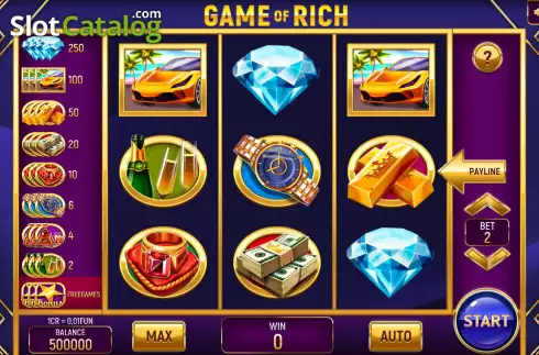 Οθόνη2. Game of Rich (3x3) Κουλοχέρης 