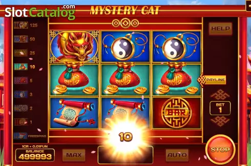 Οθόνη5. Mystery Cat (Pull Tabs) Κουλοχέρης