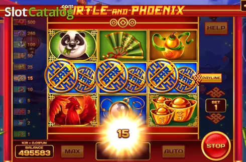 Οθόνη3. Turtle and Phoenix (3x3) Κουλοχέρης