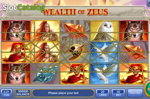 Οθόνη2. Wealth of Zeus Κουλοχέρης