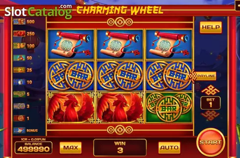 Οθόνη3. Charming Wheel (Pull Tabs) Κουλοχέρης