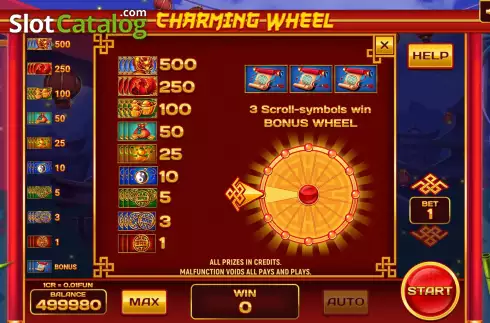 Οθόνη7. Charming Wheel (Pull Tabs) Κουλοχέρης
