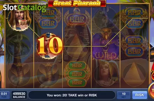 Οθόνη3. Great Pharaoh Κουλοχέρης