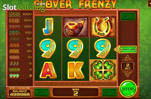 Οθόνη3. Clover Frenzy (3x3) Κουλοχέρης 
