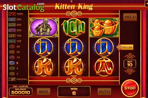 Οθόνη3. Kitten King (3x3) Κουλοχέρης