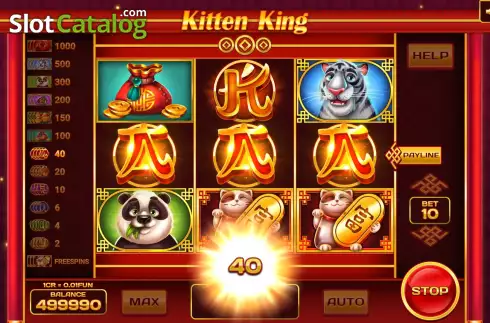 Οθόνη4. Kitten King (3x3) Κουλοχέρης