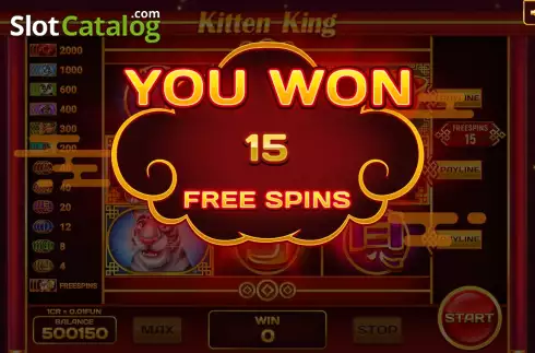 Οθόνη5. Kitten King (3x3) Κουλοχέρης