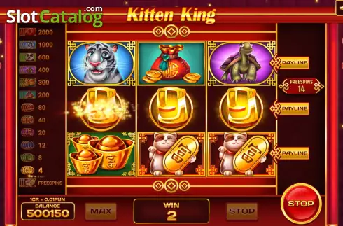 Οθόνη6. Kitten King (3x3) Κουλοχέρης