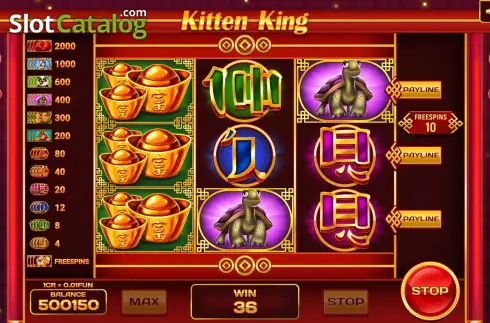 Οθόνη7. Kitten King (3x3) Κουλοχέρης