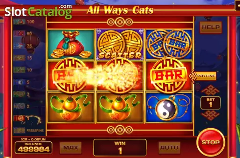 Οθόνη3. All Ways Cats (Pull Tabs) Κουλοχέρης