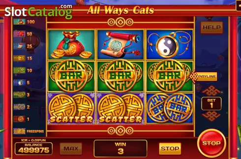 Οθόνη4. All Ways Cats (Pull Tabs) Κουλοχέρης
