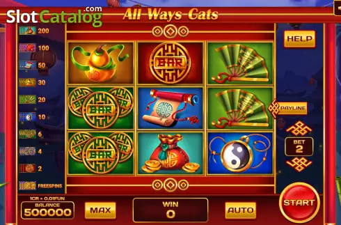 Οθόνη2. All Ways Cats (3x3) Κουλοχέρης