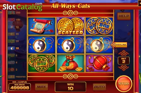 Οθόνη4. All Ways Cats (3x3) Κουλοχέρης