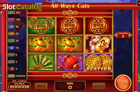 Οθόνη6. All Ways Cats (3x3) Κουλοχέρης