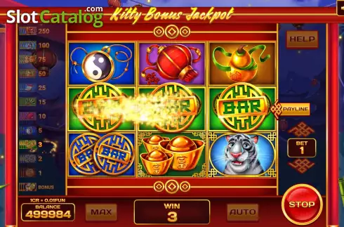 Οθόνη3. Kitty Bonus Jackpot (Pull Tabs) Κουλοχέρης