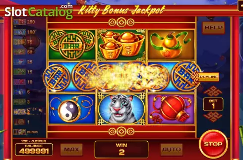 Οθόνη4. Kitty Bonus Jackpot (Pull Tabs) Κουλοχέρης