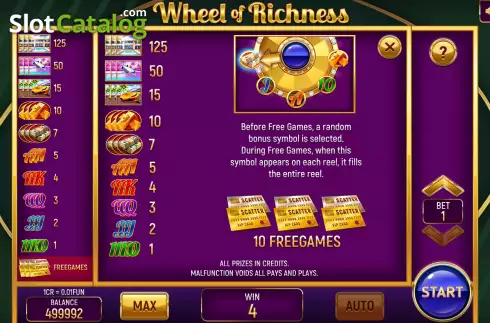 Οθόνη9. Wheel of Richness (3x3) Κουλοχέρης
