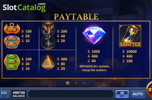 Οθόνη7. Magic Egypt Κουλοχέρης