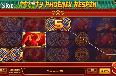 Οθόνη3. Pretty Phoenix Respin Κουλοχέρης