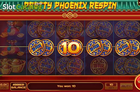 Οθόνη5. Pretty Phoenix Respin Κουλοχέρης