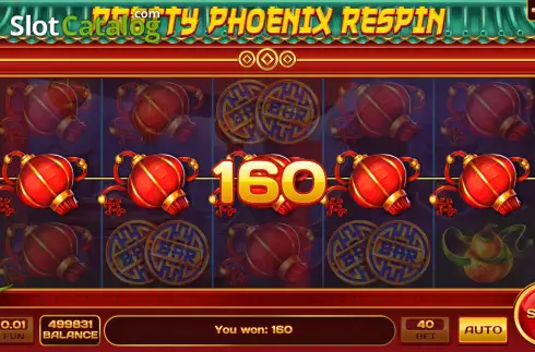 Οθόνη6. Pretty Phoenix Respin Κουλοχέρης