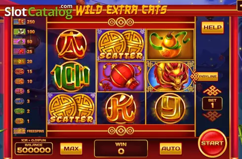 Οθόνη2. Wild Extra Cats (Pull Tabs) Κουλοχέρης
