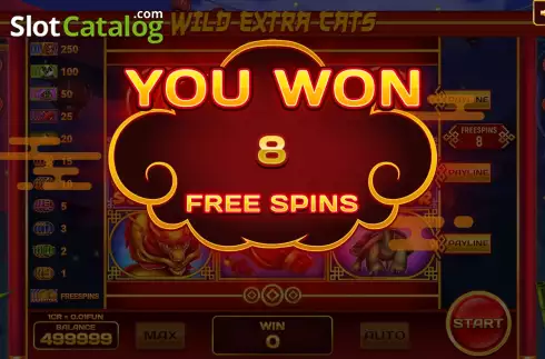Οθόνη5. Wild Extra Cats (Pull Tabs) Κουλοχέρης