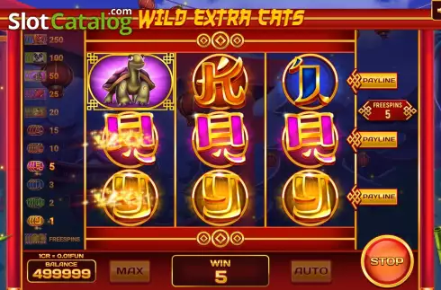Οθόνη6. Wild Extra Cats (Pull Tabs) Κουλοχέρης