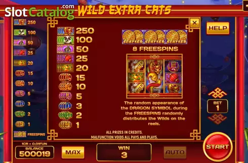 Οθόνη9. Wild Extra Cats (Pull Tabs) Κουλοχέρης