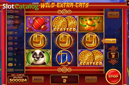 Οθόνη3. Wild Extra Cats (3x3) Κουλοχέρης