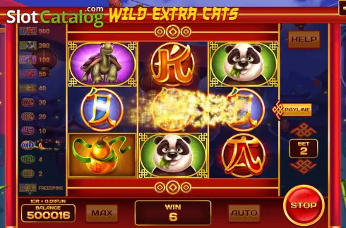 Οθόνη4. Wild Extra Cats (3x3) Κουλοχέρης