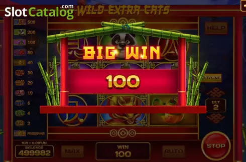 Οθόνη5. Wild Extra Cats (3x3) Κουλοχέρης