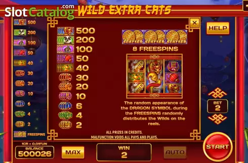 Οθόνη6. Wild Extra Cats (3x3) Κουλοχέρης