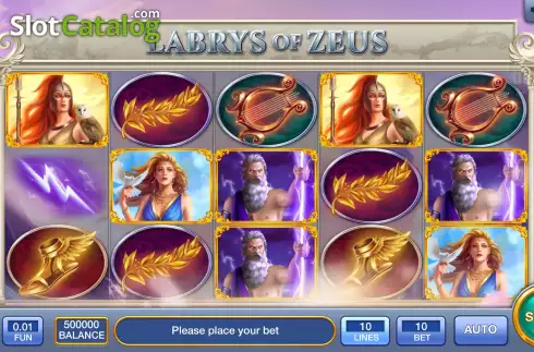 Οθόνη2. Labrys Of Zeus Κουλοχέρης