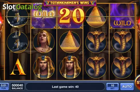 Οθόνη3. Tutankhamens Wins Κουλοχέρης
