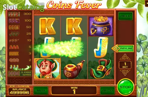Οθόνη3. Coins Fever (Pull Tabs) Κουλοχέρης
