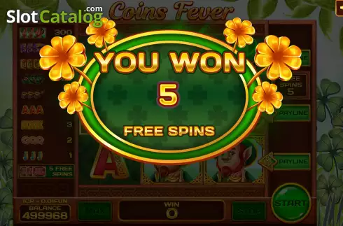 Οθόνη5. Coins Fever (Pull Tabs) Κουλοχέρης