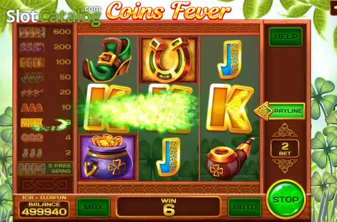 Οθόνη4. Coins Fever (3x3) Κουλοχέρης 
