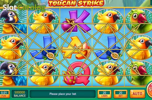 Οθόνη2. Toucan Strike Κουλοχέρης