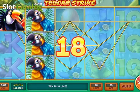 Οθόνη4. Toucan Strike Κουλοχέρης