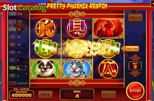 Οθόνη4. Pretty Phoenix Respin (3x3) Κουλοχέρης