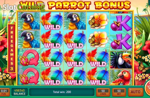 Οθόνη6. Wild Parrot Bonus Κουλοχέρης