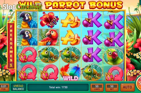 Οθόνη7. Wild Parrot Bonus Κουλοχέρης