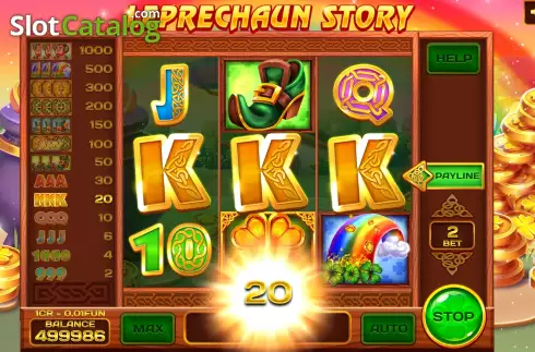 Οθόνη5. Leprechaun Story (3x3) Κουλοχέρης